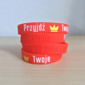 Opaska na nadgarstek „Przyjdź Królestwo Twoje” (wąska)