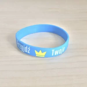 Opaska na nadgarstek „Przyjdź Królestwo Twoje” (wąska)