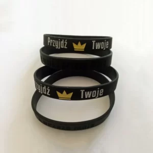 Opaska na nadgarstek „Przyjdź Królestwo Twoje” (wąska)