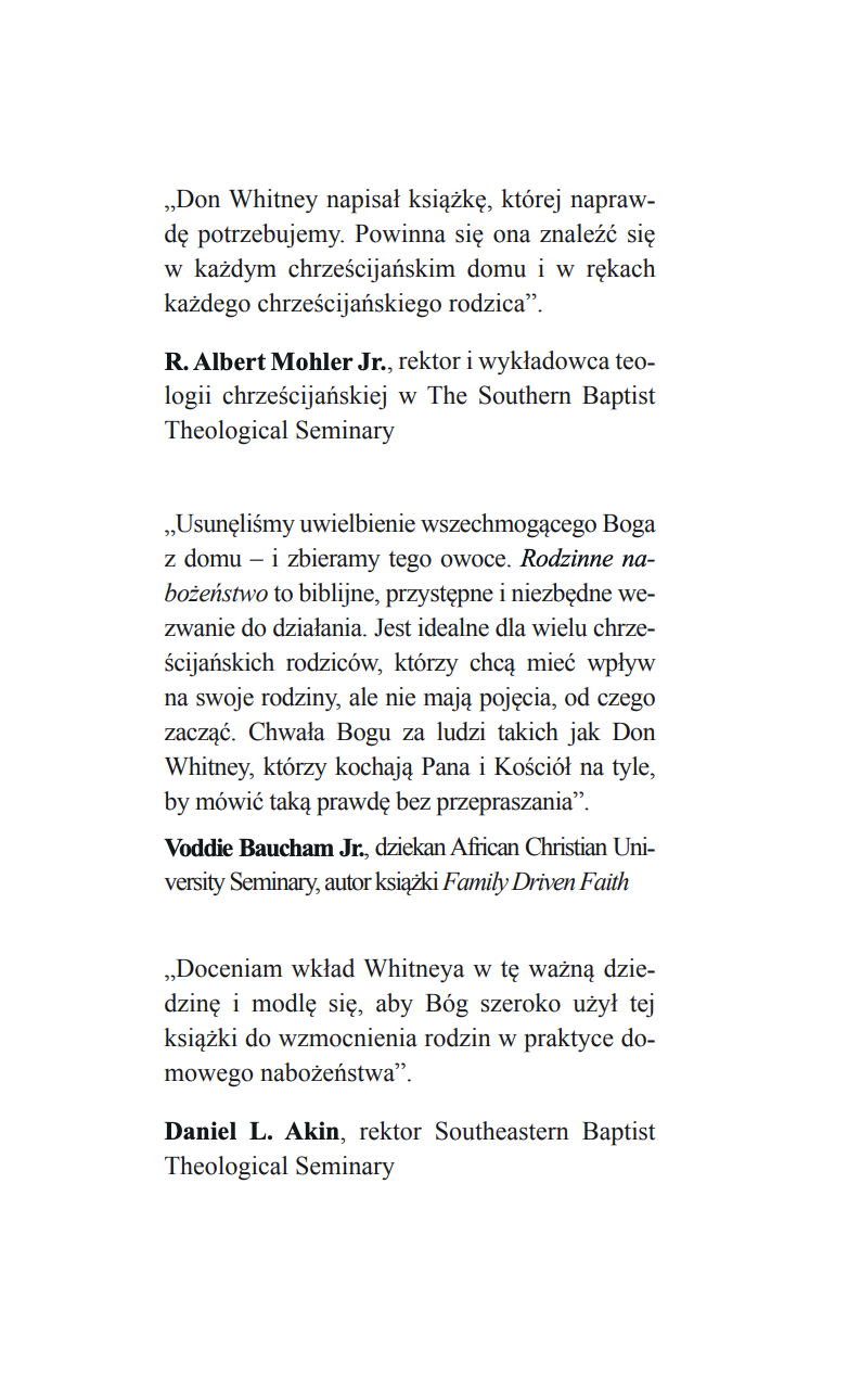 Rodzinne nabożeństwo - Donald S. Whitney - obrazek 4